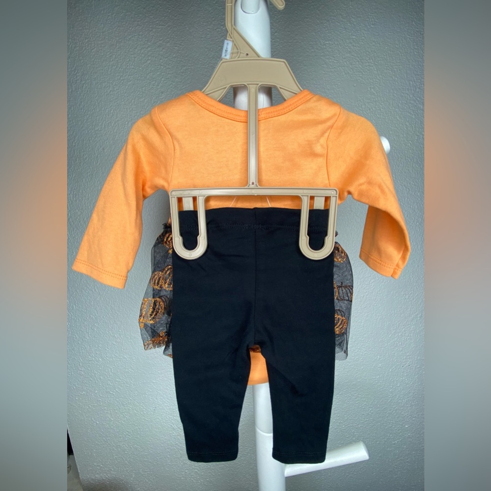 Chick Pea 2Pc  Set 0-3 Month girl Halloween Outfit - Picture 6 of 9
